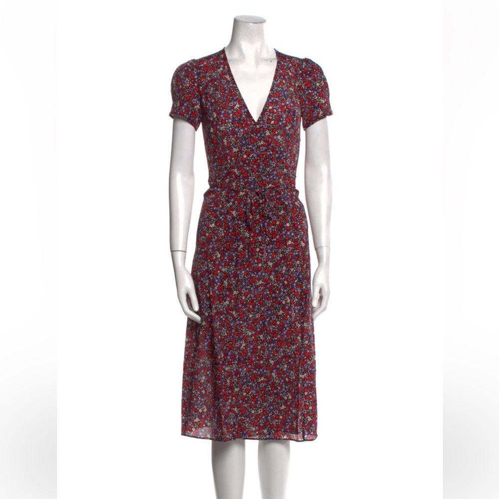 Réalisation Par Silk Wrap Dress